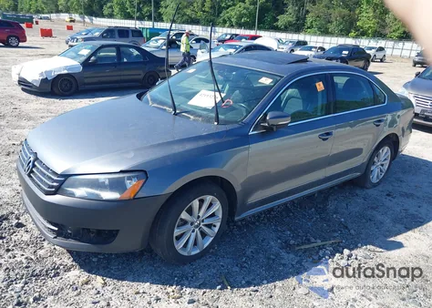 2013 Volkswagen Passat 2.5L Sel Premium из США, поврежденный, VIN 1VWCP7A30DC131781